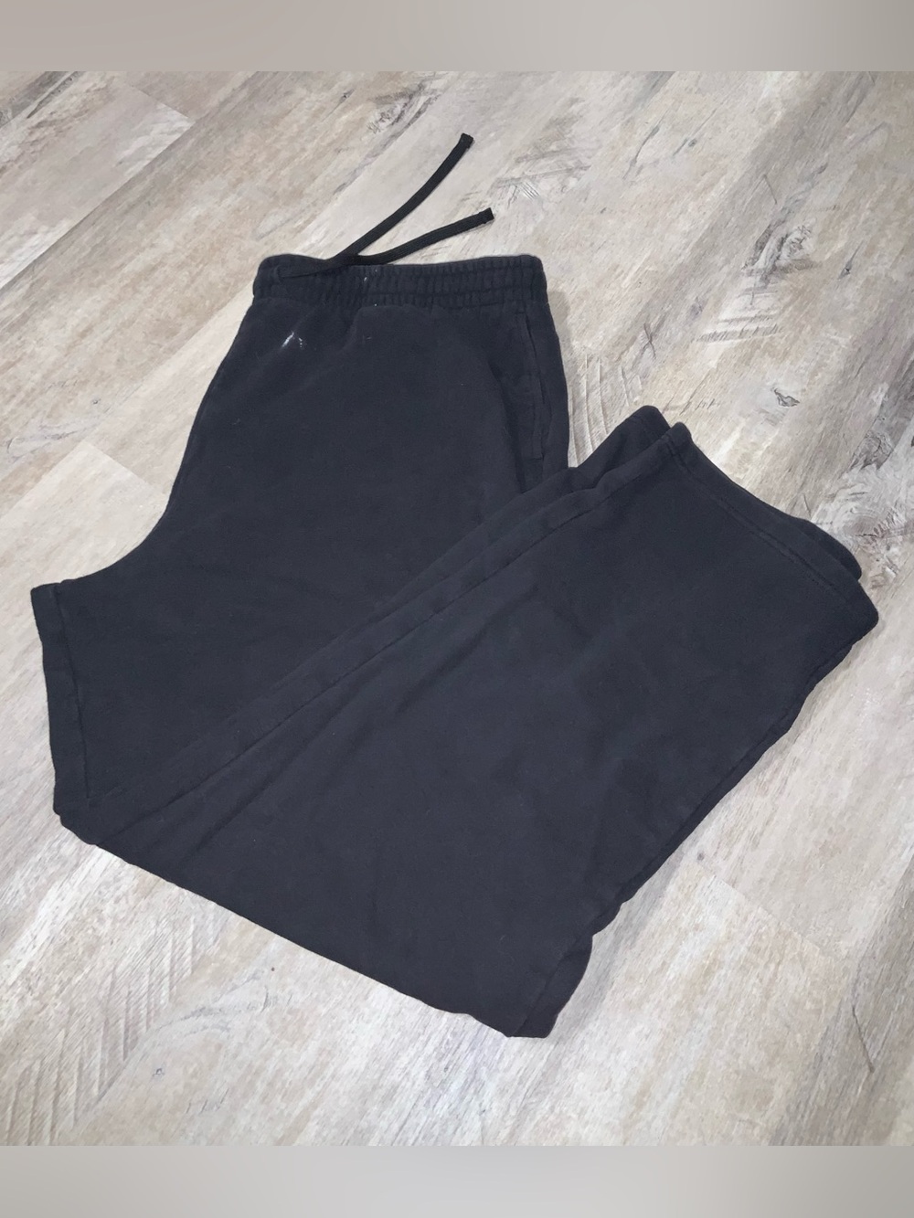 (Bin 19) Tek Gear, Men's Black Drawstring Sweatpants, Size XXL